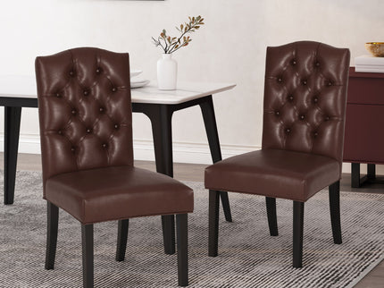 Harriet - Tufted Dining Chair With Button Tufting And Diamond Stitching
