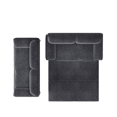 Queen Pull Out Sofa Bed With Side Storage