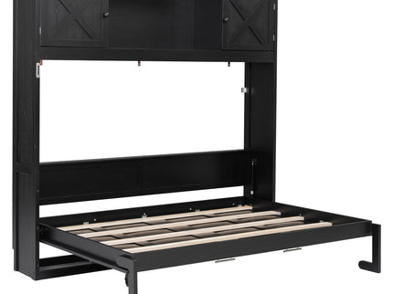 Murphy Bed With Storage Cabinets