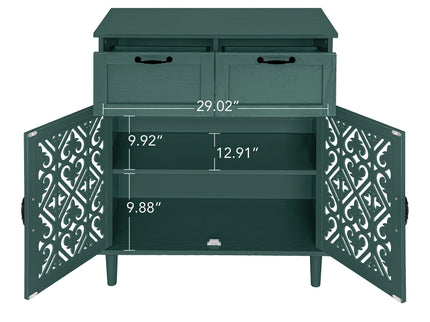 2 Door 2 Drawer Elegant Cabinet