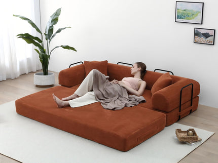 Convertible Foldable Floor Sofa Bed For Living Room