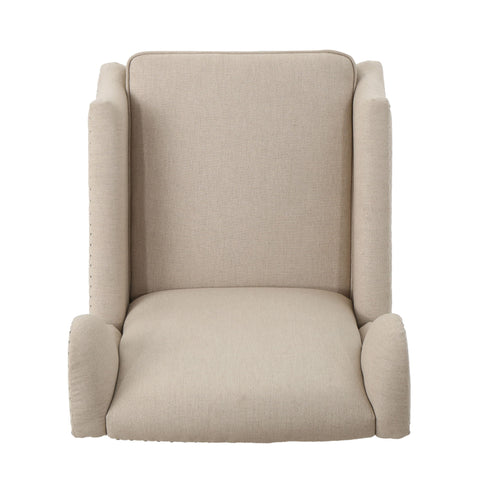 Westeros Wing Back Fabric Upholstered Recliner