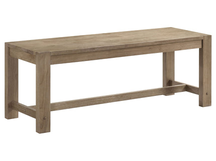 Malvika - Trestle Base Dining Bench - Brown