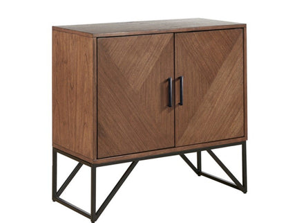 Krista - Accent Cabinet With Magnetic Doors - Brown