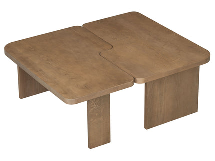 Modern Minimalist Coffee Table Set With Splicing Design