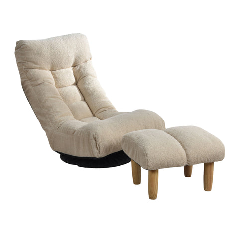 Adjustable Japanese Reclining Floor Chair Sofa With Metal Frame For Living Room
