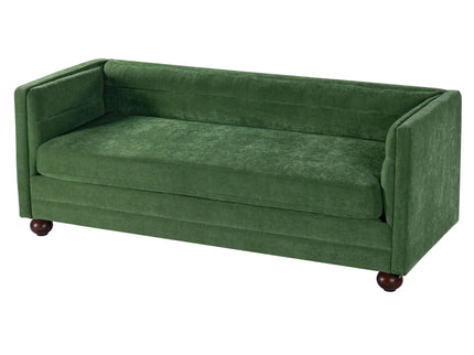 3 Seater Sofa Upholstery With Square Arms, Living Room Couch