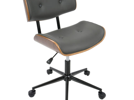 Lombardi - Mid Century Modern Adjustable Office Chair With Swivel