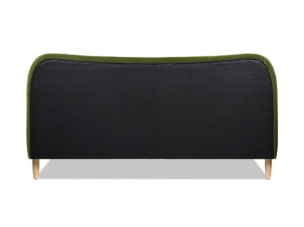 Roman - Curved Headboard Upholstered Platform Bed