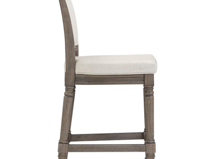 Stool With Upholstered Seat And Back