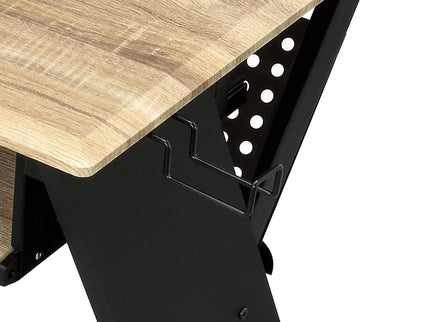 Eleazar - Music Recording Studio Desk - Natural Oak
