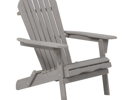 Oversize Outdoor Folding Adirondack Chair, Patio Chair For Garden