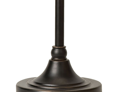 Edmond - Bell Down Table Lamp With Shade - Brown