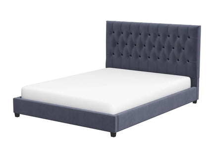 Donald - Mid-Century Modern Upholstered Platform Bed