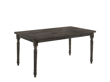 Claudia II - Weathered 7 Pieces Dining Room Set - Gray