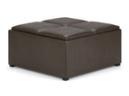 Dark Brown / Faux Leather