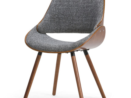 Malden - Bentwood Upholstered Dining Chair With Wood Back