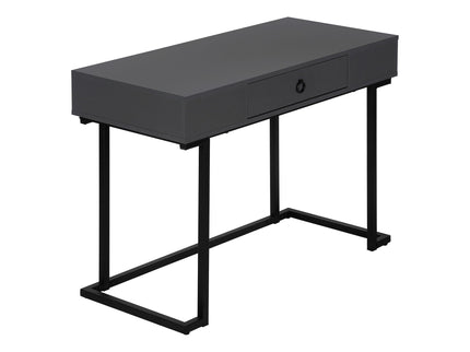 Computer Desk For Home Office, Glossy, Storage Drawer