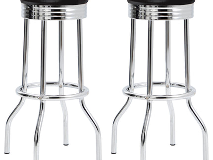 Bar Height Stool Vintage Style (Set of 2)