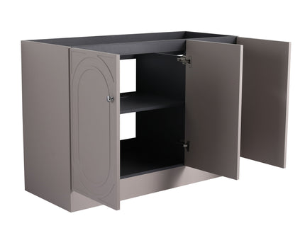 Contemporary Freestanding Bathroom Vanity With Resin Sink & Soft-Close Cabinet Doors