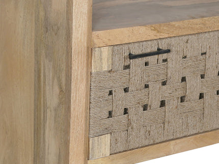 Shelf With Drawer - Beige Brown