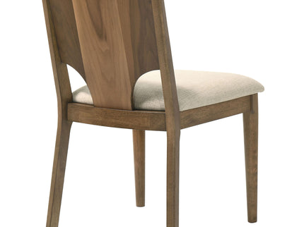 Graham - Upholstered Dining Side Chair (Set of 2) - Walnut