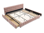 Pink / King / 4 Drawers