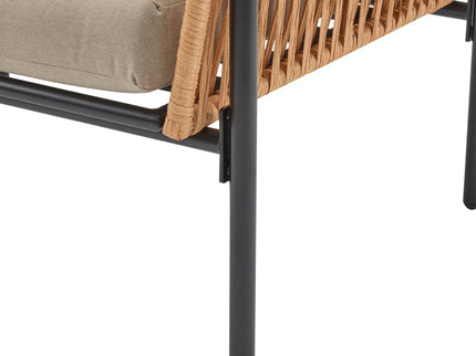 Rope Lounge Chair With Cushions For Modern Spaces