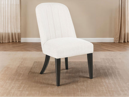 Bangor - Upholstered Dining Side Chair (Set of 2) - Black / Cream
