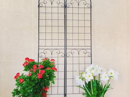Metal Garden Trellis For Climbing Plants Outdoor Rustproof Plant Support Rose Trellis Netting Trellis