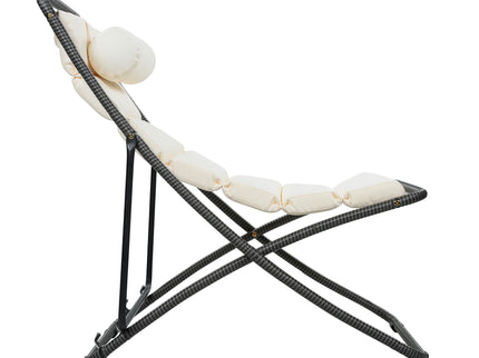 Outdoor Folding Chair With Adjustable Backrest (Set of 2)