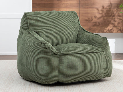 Comfy Bean Bag Chair With Filler, Fluffy And Cozy Seating