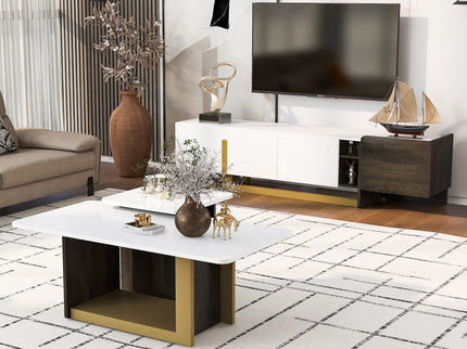 Modern TV Stand And Coffee Table (Set of 2)