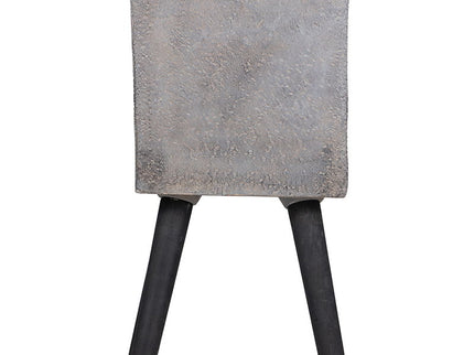Greek God Statue Planter With Legs - Gray