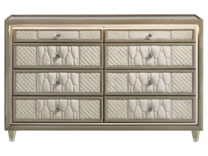 Mika - 8 Drawer LED Dresser