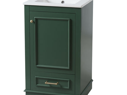20" Bathroom Vanity With Sink, 1 Drawer, Freestanding Single Set