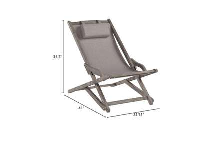 Arcadia - Outdoor Sling Chair With Pillow