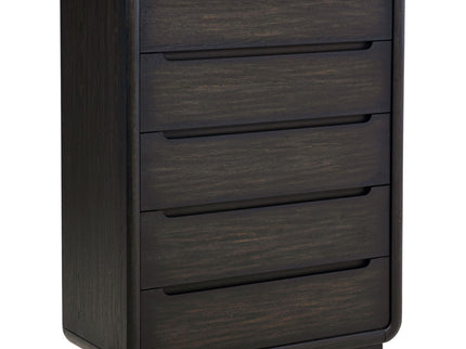 Bangor - 5 Drawer Bedroom Chest - Black