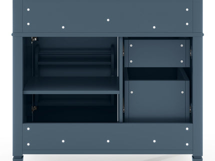 Bathroom Vanity With Top Sink, Storage Cabinet With 2 Drawers And Tip Out Drawer