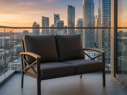 Outdoor Loveseat With Washable Cushions