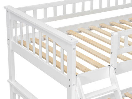 Bunk Bed With Drawers, Convertible Storage Bed