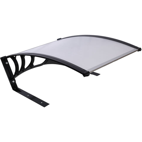 Weather Resistant Polycarbonate Canopy Outdoor Shade Cover For Robotic Lawn Mowers - Black
