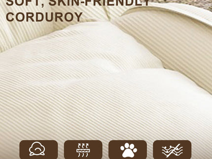 Upholstered Foldable Lazy Sofa Bed For Adults And Pets