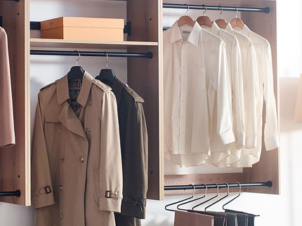 Devi - Wall Mounted Wood Closet System & Modular Design