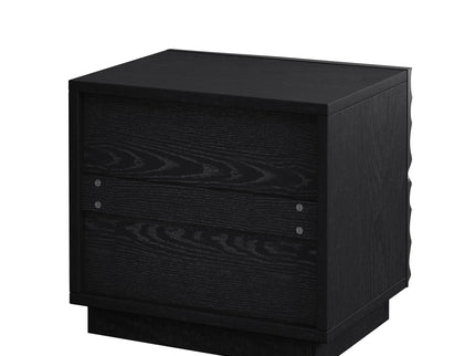 Nightstand With 2 Drawers, No Handles