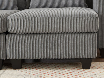 Convertible Chaise Lounge Sofa Chair With USB Ports, Cup Holders, Phone Holder And Storage