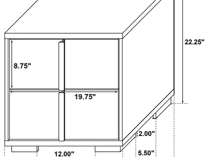 Jeremiah - 4 Piece Bedroom Set With LED Headboard