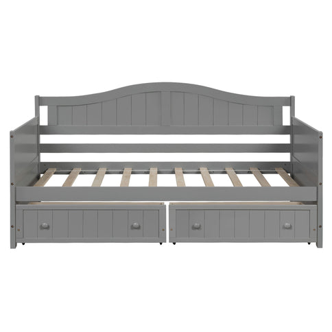Wooden Daybed, Sofa Bed, No Box Spring Needed