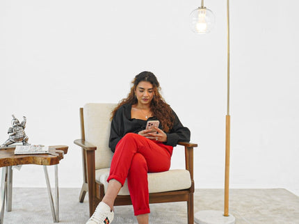 Tall Corner Floor Lamp For Living Room - White