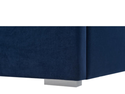 Comfortable Upholstered Bed With Vertical Channel Tufted Wingback Headboard
